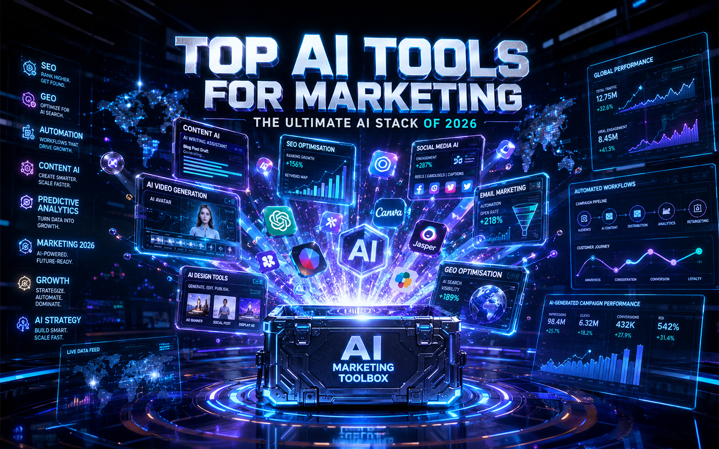 Top AI Tools Every Marketing Team Should Use in 2026