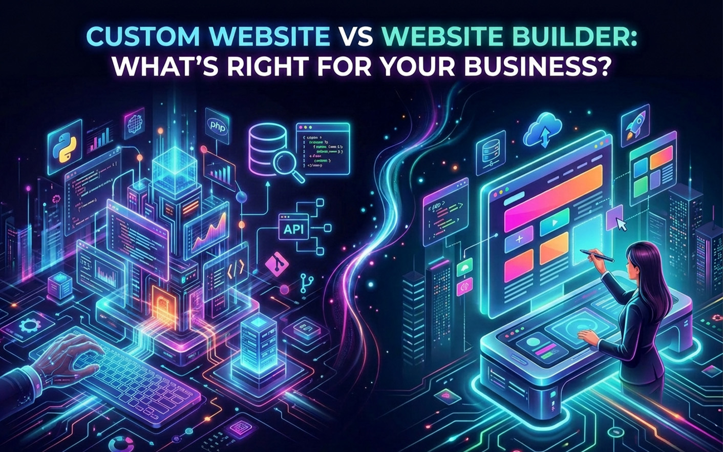 Custom Website vs Website Builder: What's Right for Your Business?