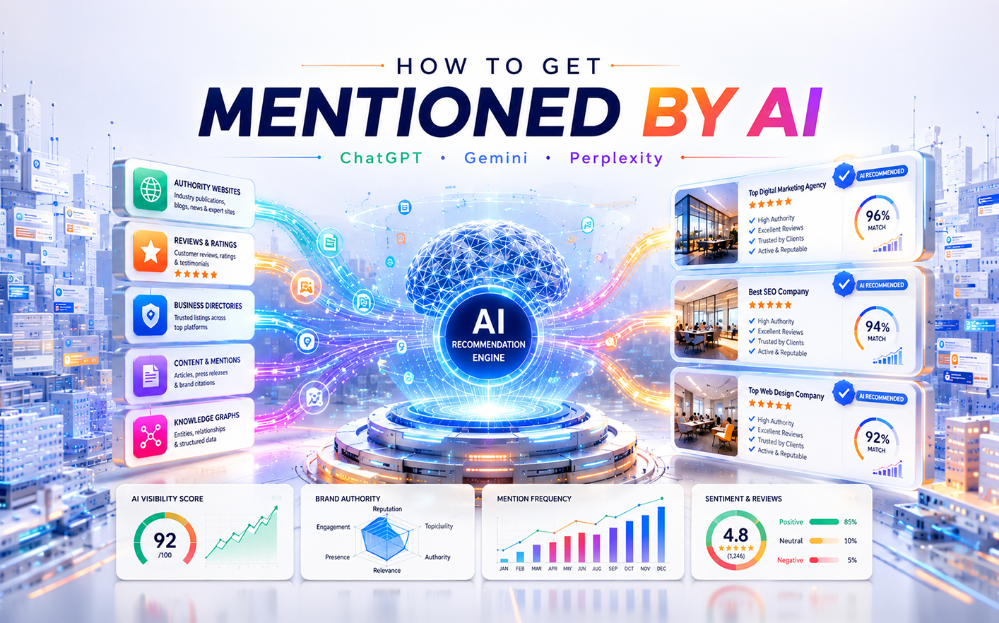 How Businesses Can Get Mentioned by ChatGPT, Gemini & Perplexity
