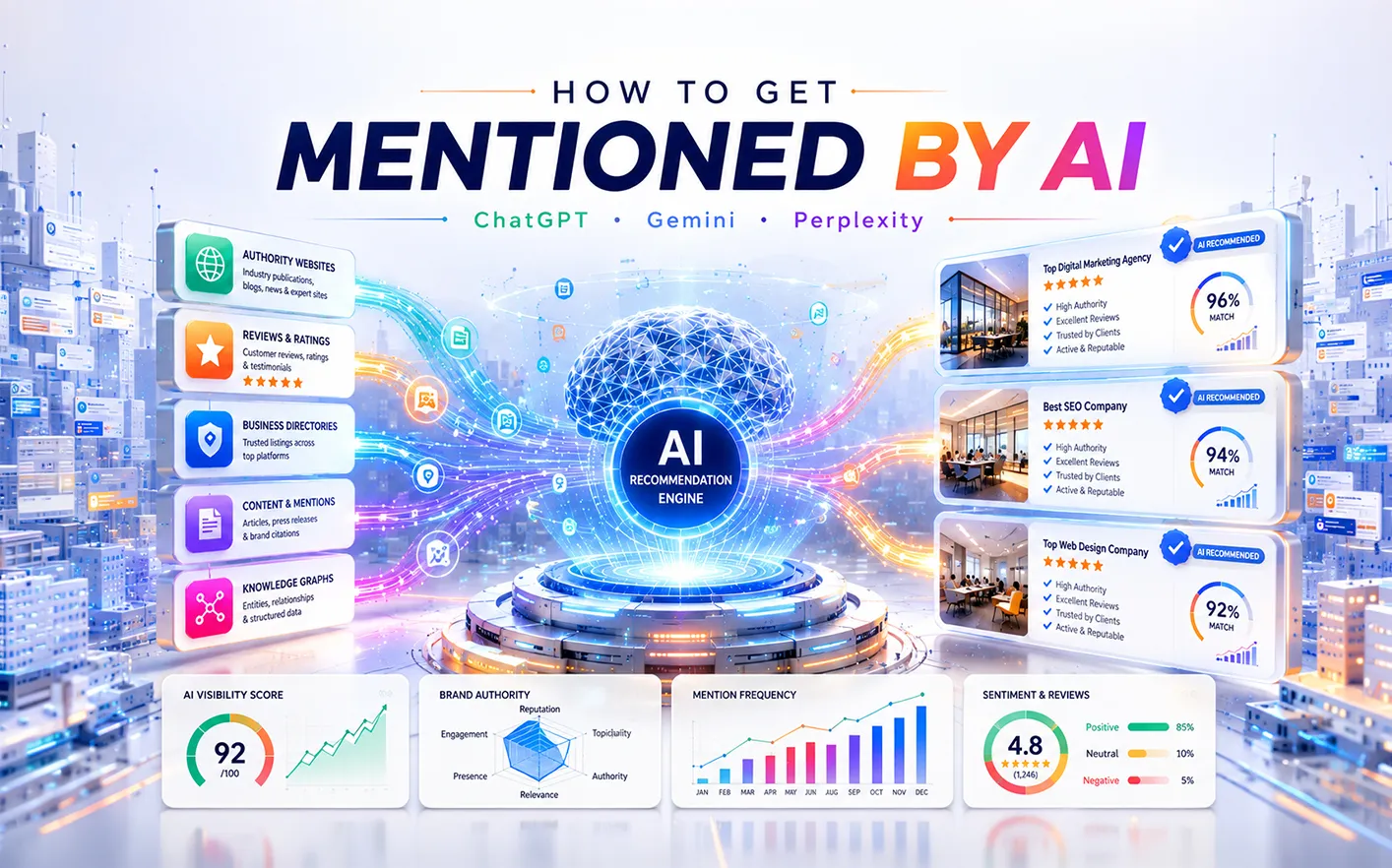 How Businesses Can Get Mentioned by ChatGPT, Gemini & Perplexity