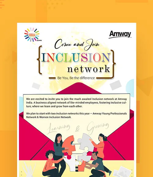 Amway Emailers project by ABC Designs
