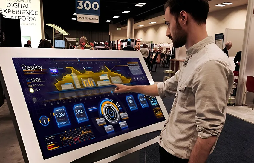 Interactive digital experience built for a brand event