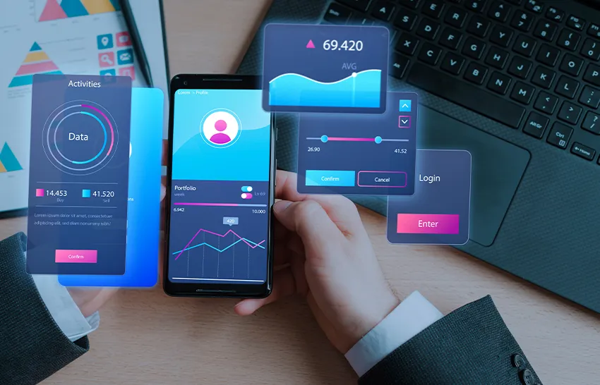 UX audit of a business website on desktop and mobile